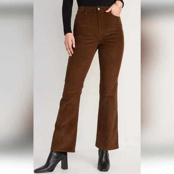 Old Navy Pants - NWT Old Navy Higher High-Waisted Flare Corduroy Pants for Women